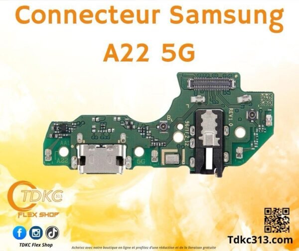 Connecteur de charge Samsung Galaxy A22 5G