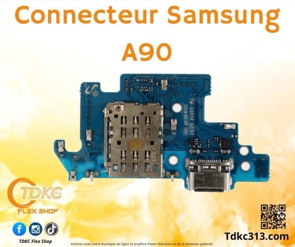 Connecteur de charge Samsung  A 90