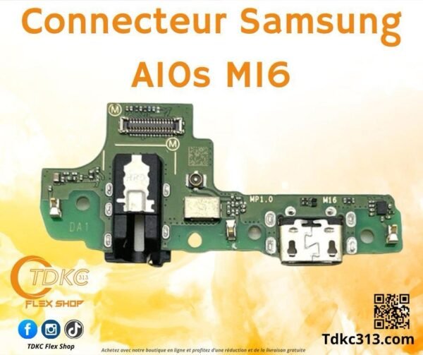 Connecteur de charge Samsung A10s  M16