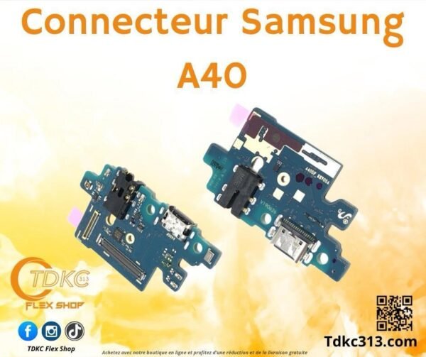 Connecteur de charge Samsung A40/A405F