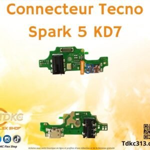Connecteur Tecno Spark5. KD7