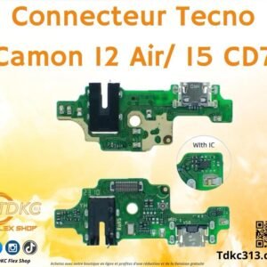 Connecteur Tecno camone12air. CC6