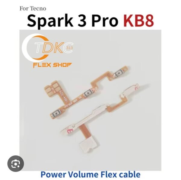 On OFF Tecno Spark3pro KB8