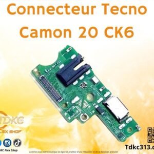 Connecteur Tecno Camone 20 CK6