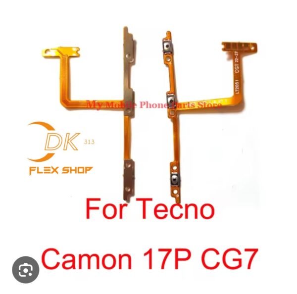 On OFF tecno Camone17p CH7