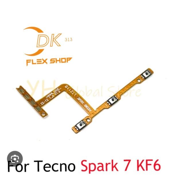 On OFF tecno Spark 7 kf6. Spark 8 kg6