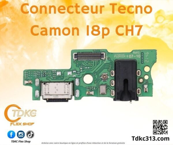 Connecteur Tecno Camone  18p CH7