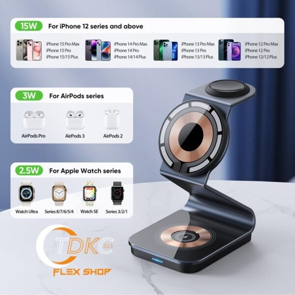 Chargeur Magnetic Wireless Stand 15W