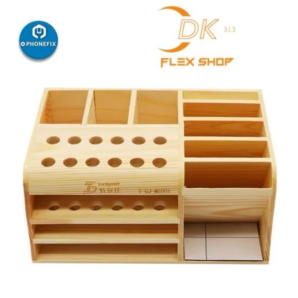 Boîte de rangement en bois pour tournevis et colle & pince …… – Image 2