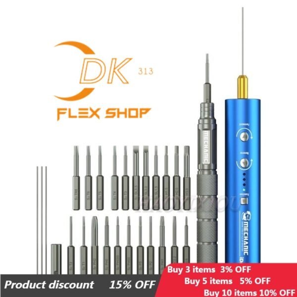 Multi Functin Electric Screwdriver & Glue Remover 
De Tournavis
