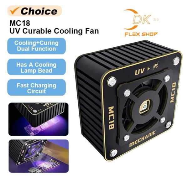 Mécanique MC18 Lampes de durcissement UV Ventilateur