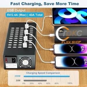Chargeur USB 60port  200W