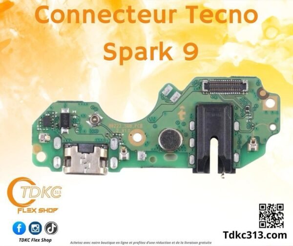 Connecteur Tecno Spark9