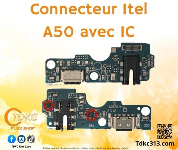 Connecteur Itel A50