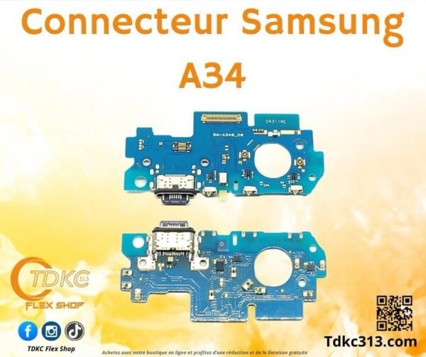 Connecteur Samsung A34