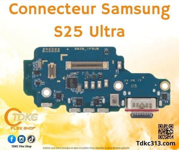 Connecteur Samsung S25ultra